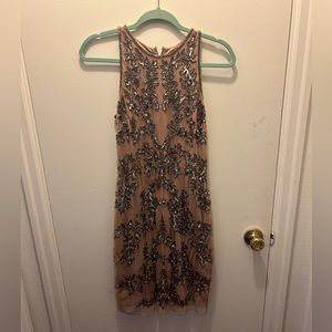 Adrianna Papell Beadwork Dress